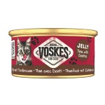 VOSKES Nassfutter JELLY Thunfisch mit Zahnbrasse 85g...