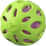 JW PET Spielzeug Crackle Heads Ball Kautschuk sortiert S-L für Hunde