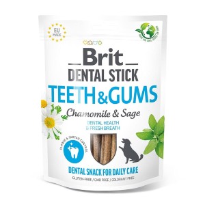 BRIT Snack Dental Stick Teeth & Gums with Chamomile & Sage 7 Stück für Hunde