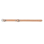 TRIXIE Halsband Basic XS-L Leder natur für Hunde