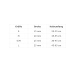 Koch Halsband ALU-KLICK UNI hochwertiges Nylon gepolstert petrol S-L für Hunde