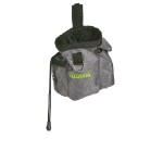 SAGAFLOR Zubehör AZOONA Snacktasche 2in1 Nylon grau 10 x 13 cm für Hunde