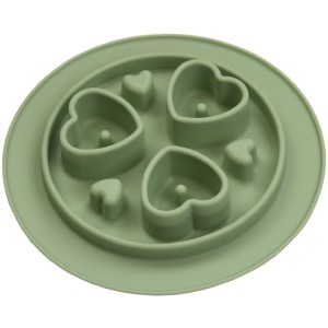SAGAFLOR Futternapf AZOONA Anti-Schling Napf Silikon grün Ø 24cm f. Hunde Katzen