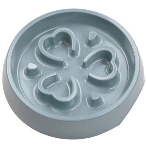 SAGAFLOR Futternapf AZOONA Anti-Schling Napf Melamin blau Ø 22cm f. Hunde Katzen
