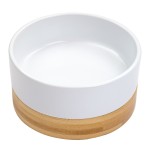 SAGAFLOR Futternapf AZOONA Keramik Holz Napf EMILIA 590ml...