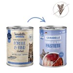 SANABELLE Nassfutter Pastete FORELLE & RIND...