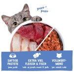 SANABELLE Nassfutter Pastete FORELLE & RIND getreidefrei für Katzen
