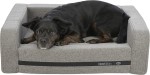 TRIXIE Liegebett HOME Edition CityStyle Webstoff 60/90cm hellgrau für Hunde