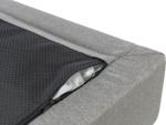 TRIXIE Liegebett HOME Edition CityStyle Webstoff 60/90cm hellgrau für Hunde