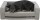 TRIXIE Liegebett HOME Edition CityStyle Webstoff 60/90cm hellgrau für Hunde