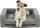 TRIXIE Liegebett HOME Edition CityStyle Webstoff 60/90cm hellgrau für Hunde
