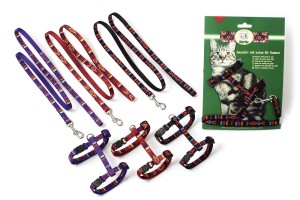KARLIE Geschirr Tonka verstellbar 10mm Leine 110cm für Katzen