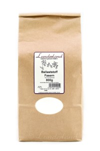 LUNDERLAND Einzelfuttermittel BALLASTSTOFFFASERN 800g für Hunde & Katzen