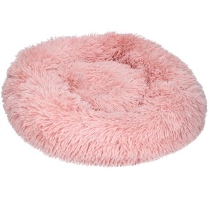 HOFMAN ANIMAL CARE Liegebett Lets Sleep DONUT kuschelig Beige Rosa für Hunde