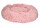 HOFMAN ANIMAL CARE Liegebett Lets Sleep DONUT kuschelig Beige Rosa für Hunde