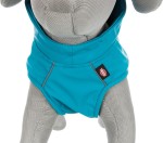 TRIXIE Regenmantel VIMY türkis wasserdichte Reißverschlüsse für Hunde Länge 55cm