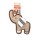 FLAMINGO Spielzeug WIGRI ELEFANT beige Kanevas 21cm geräuschlos für Hunde