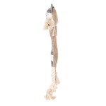 FLAMINGO Spielzeug WIGRI BÄR Seil beige Kanevas 36cm Knistergeräusch für Hunde