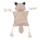FLAMINGO Spielzeug WIGRI BÄR Seil beige Kanevas 36cm Knistergeräusch für Hunde