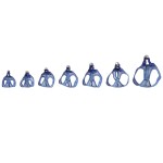 FLAMINGO Geschirr STEP&GO BENTO Blau mit atmungsaktivem Mesh-Material für Hunde