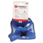 FLAMINGO Geschirr STEP&GO BENTO Blau mit atmungsaktivem Mesh-Material für Hunde