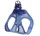 FLAMINGO Geschirr STEP&GO BENTO Blau mit atmungsaktivem Mesh-Material für Hunde