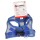 FLAMINGO Geschirr STEP&GO BENTO Blau mit atmungsaktivem Mesh-Material für Hunde