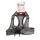 FLAMINGO Geschirr STEP&GO BENTO Grau mit atmungsaktivem Mesh-Material für Hunde