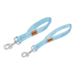 KOCH Leine KURZFÜHRER mit Kennfäden Nylon gepolstert 30cm für Hunde