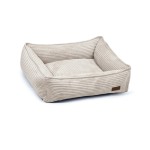 BEEZTEES Liegebett Designed by Lotte Ribbed hellgrau m....