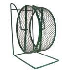 TRIXIE Hamsterlaufrad Metall engmaschige Lauffläche ø 17- 28cm für Kleinnager