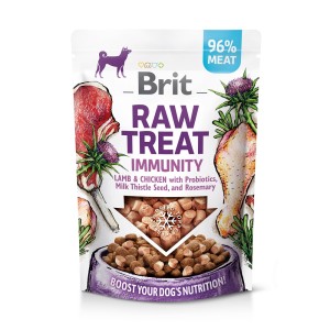 BRIT Hundesnack CARE DOG RAW TREAT 40g gefriergetrocknet Lamb Chicken - Immunity