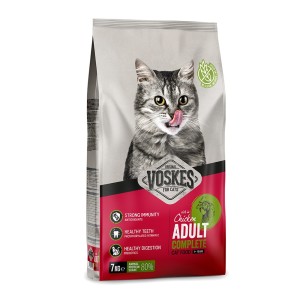 VOSKES Trockenfutter ADULT COMPLETE CHICKEN Huhn für Katzen
