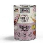MACS Nassfutter PUPPY Rind & Ziege 90% Fleischanteil...
