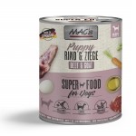 MACS Nassfutter PUPPY Rind & Ziege 90% Fleischanteil getreidefrei für Welpen
