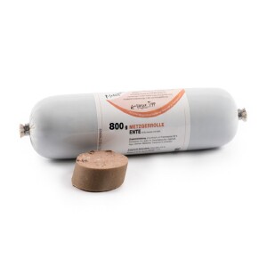 DIANA Nassfutter Metzgerrolle Ente Buchweizen und Apfel getreidefrei Hunde 1 x 800g