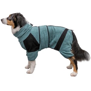 TRIXIE Hundezubehör Bademantel und Hausoverall petrol XS - XL Frottee