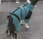 TRIXIE Hundezubehör Bademantel und Hausoverall petrol XS - XL Frottee