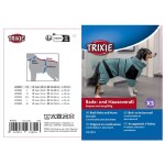 TRIXIE Hundezubehör Bademantel und Hausoverall petrol XS - XL Frottee