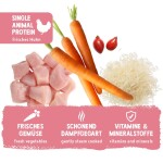 BOSCH Nassfutter FRESHE SCHNAUZE 250g für Hunde Huhn mit Reis & Karotten