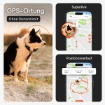 WEENECT Sicherheit GPS-Tracker-Halsband XT längere Akkulaufzeit Live Tracking für Hunde