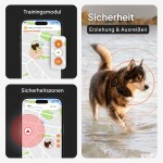 WEENECT Sicherheit GPS-Tracker-Halsband XT längere Akkulaufzeit Live Tracking für Hunde