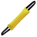 futterscheune.live® Hundespielzeug weiche BEISSWURST 2 Handschlaufen Nylon