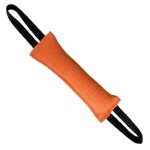 futterscheune.live® Hundespielzeug weiche BEISSWURST 2 Handschlaufen Nylon