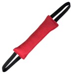 futterscheune.live® Hundespielzeug weiche BEISSWURST 2 Handschlaufen Nylon
