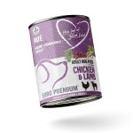 BEDUCO Nassfutter Paté EURO PREMIUM CHICKEN & LAMB 400g adult für Hunde