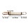 futterscheune.live® Hundespielzeug weiche BEISSWURST 30cm 2 Handschlaufen Jute