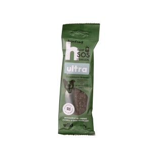 HANFRED Snack Nahrungsergänzung HANF 25% SOS Stangerl ULTRA Wild 17g für Hunde