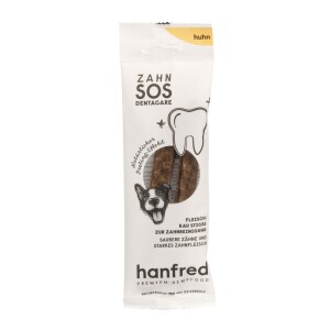 HANFRED Snack Nahrungsergänzung HANF 15% Zahn SOS Dentacare für Hunde