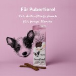 HANFRED Snack Nahrungsergänzung HANF 3% SOS JUNIOR Relax Lamm 40g für Hunde
